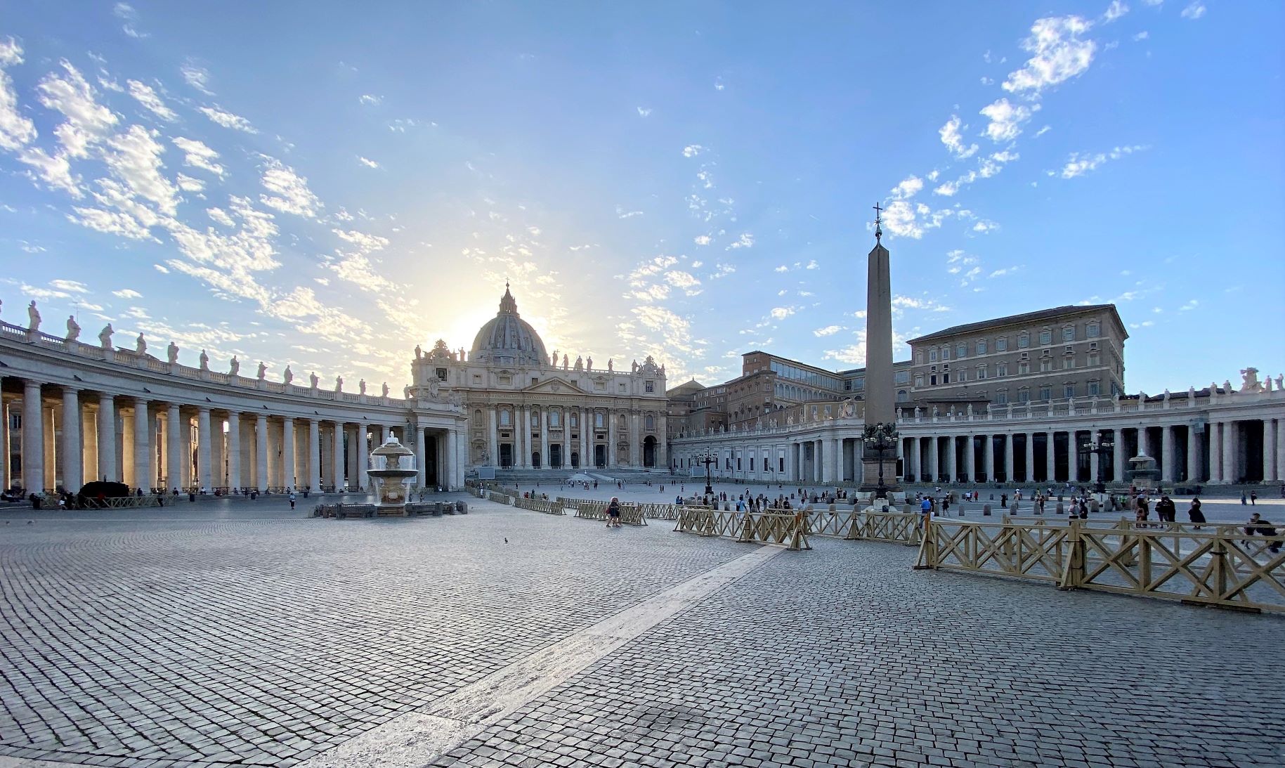 Vaticaan met de Sint Pieter